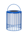 SOLVINDEN Solar-Powered Table Lamp — Blue, 15 cm