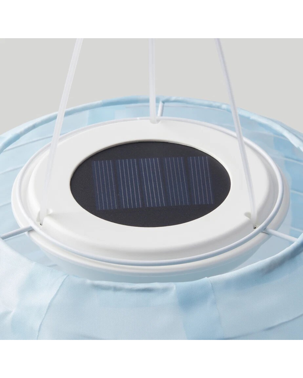 SOLVINDEN LED Solar-Powered Pendant Lamp Outdoor Globe Light Blue 22 cm NEW