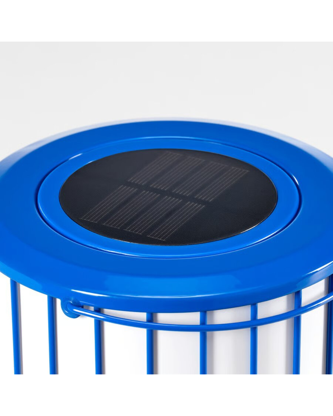 SOLVINDEN Table lamp, solar-powered/blue, 15 cm