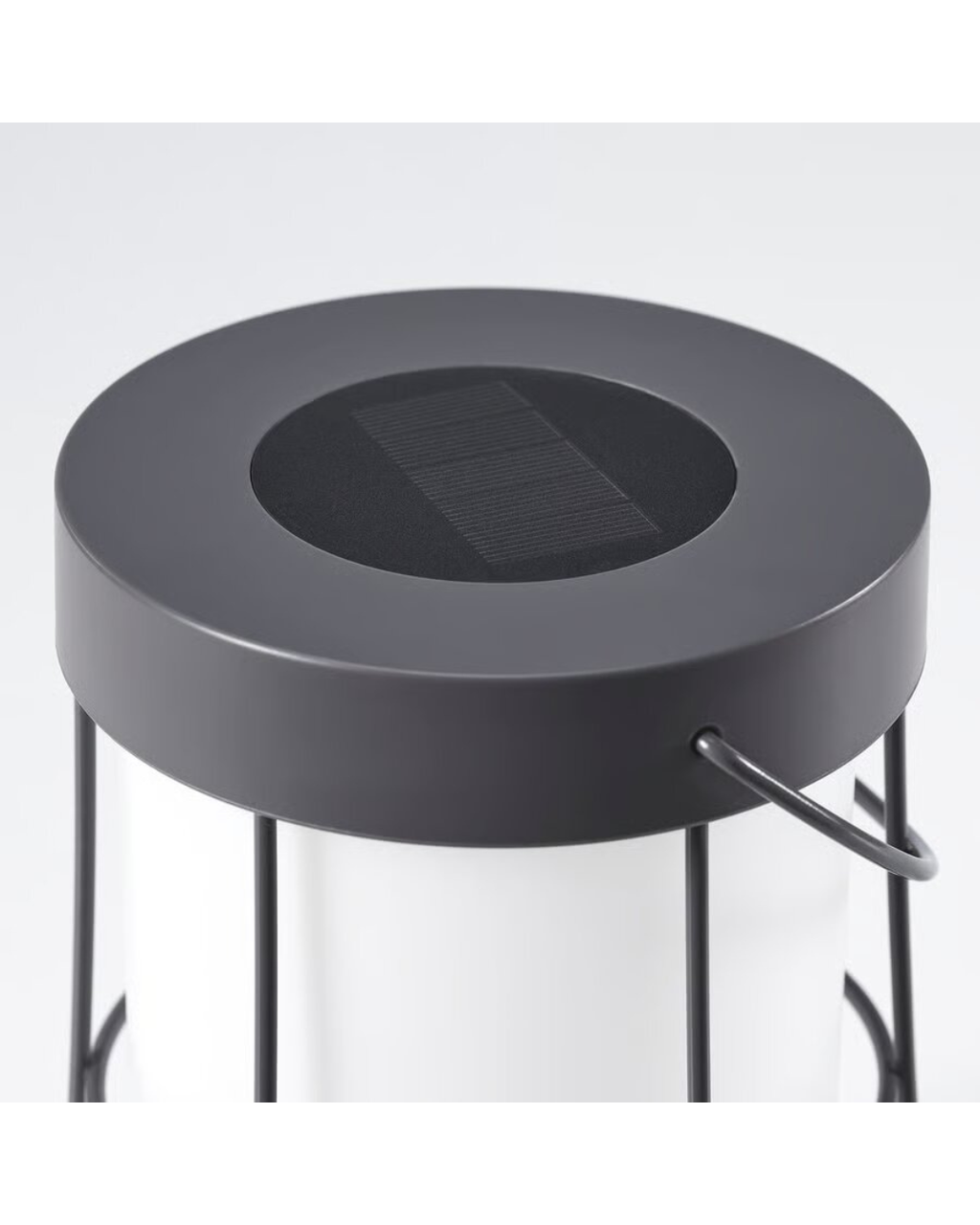 SOLVINDEN Solar-Powered Table Lamp — Grey, 18 cm