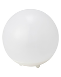 SOLVINDEN LED solar-powered floor lamp, outdoor/globe white