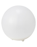 SOLVINDEN LED solar-powered floor lamp, outdoor/globe white