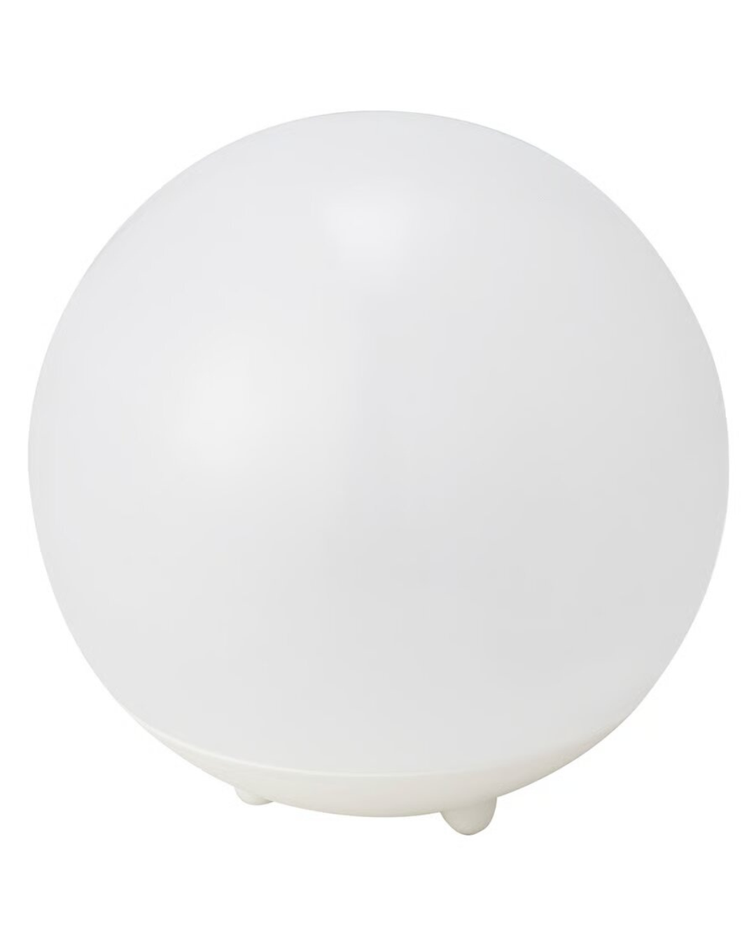 SOLVINDEN LED solar-powered floor lamp, outdoor/globe white