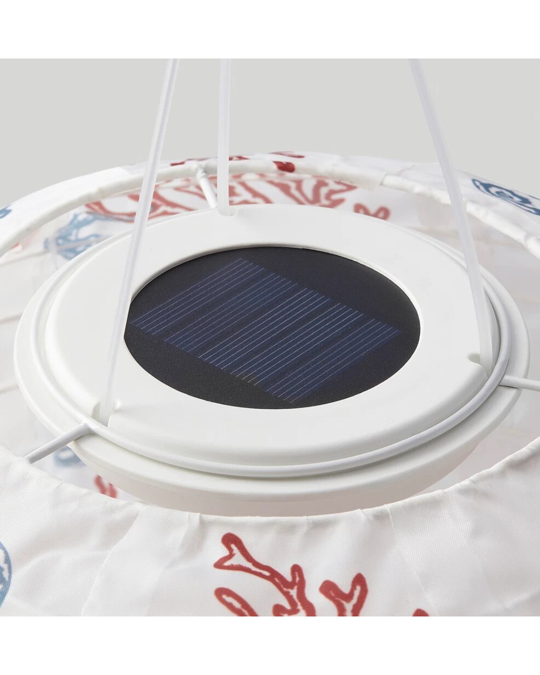 SOLVINDEN LED Solar-Powered Pendant Lamp, Outdoor Oval/Coral Pattern, 24" , 60cm