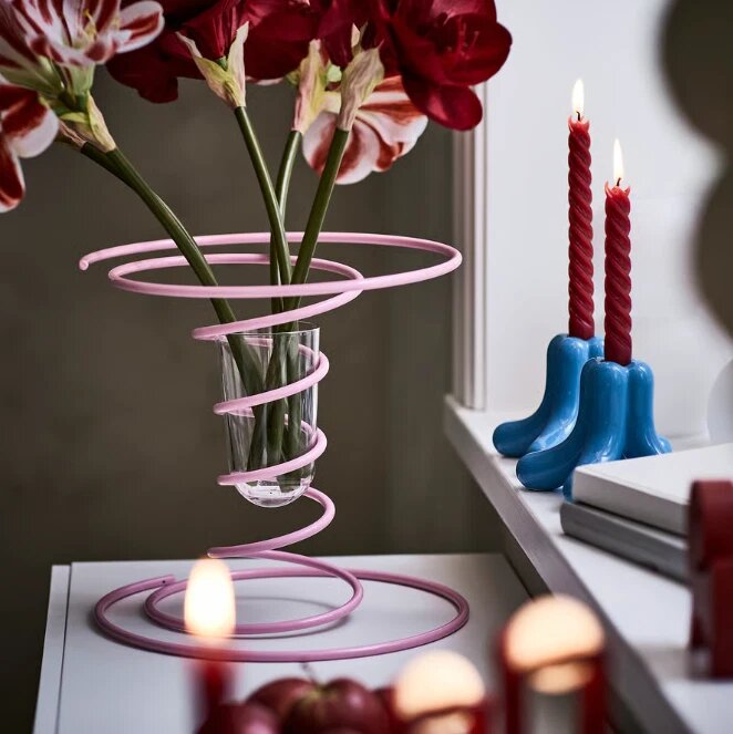 IKEA VINTERFINT Vase – Pink, 31 cm | Gustaf Westman x IKEA Limited Edition