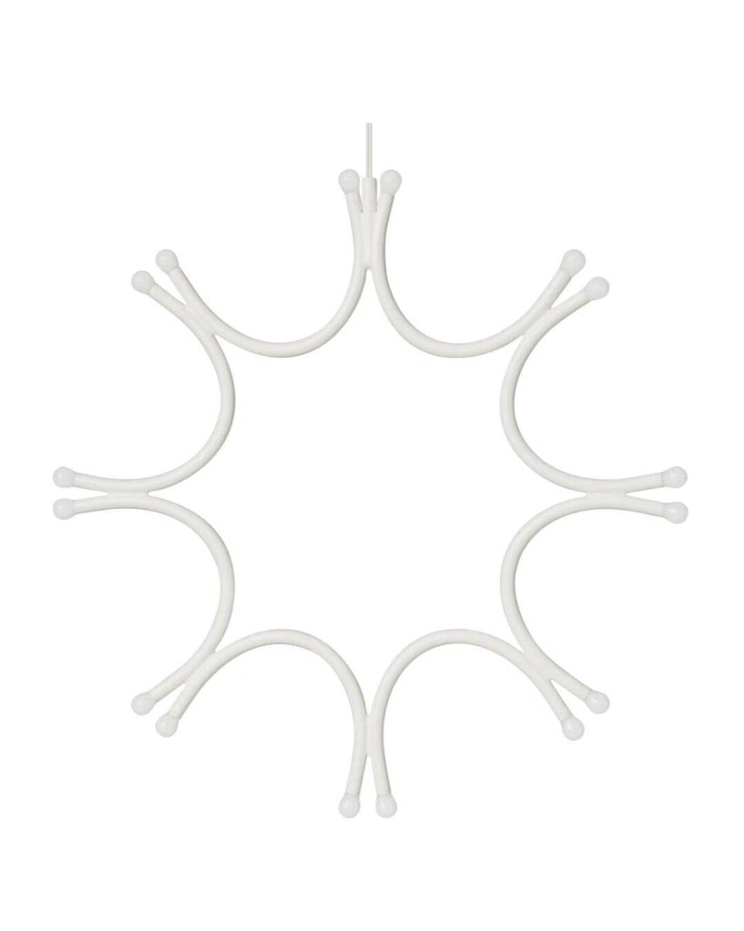 IKEA FRÖJDA LED Pendant Lamp – Snowflake White | Battery Operated