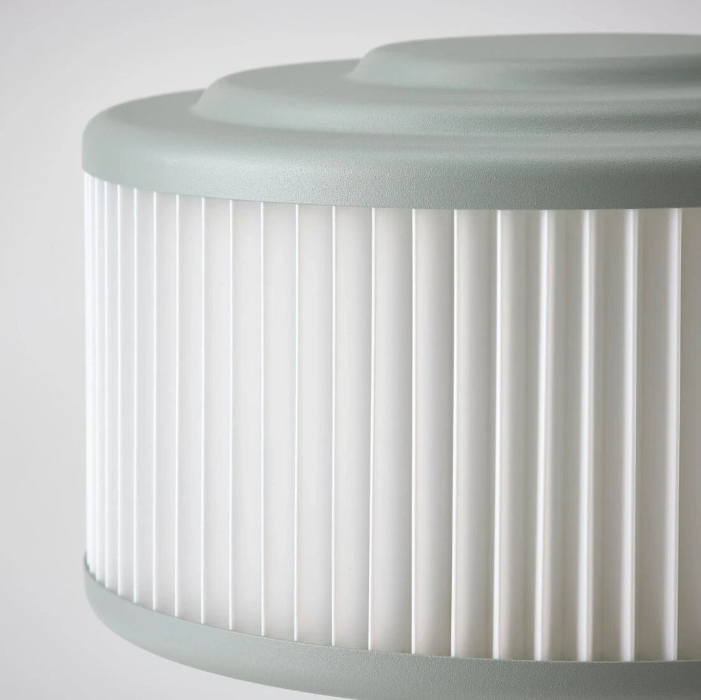 IKEA REMTANG Table Lamp Shade – Grey Green, 37 cm