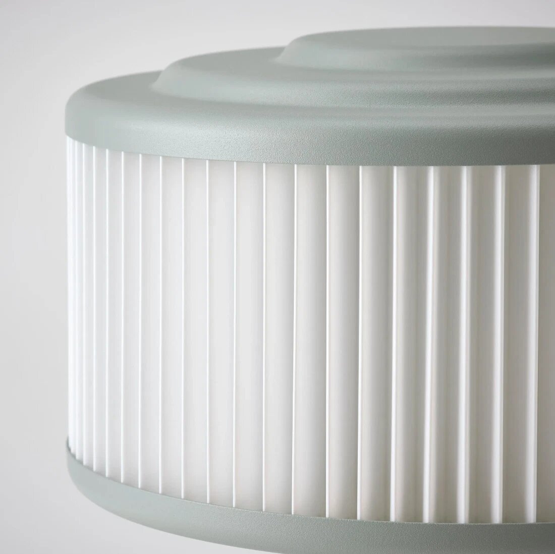 IKEA REMTANG Table Lamp Shade – Grey Green, 37 cm