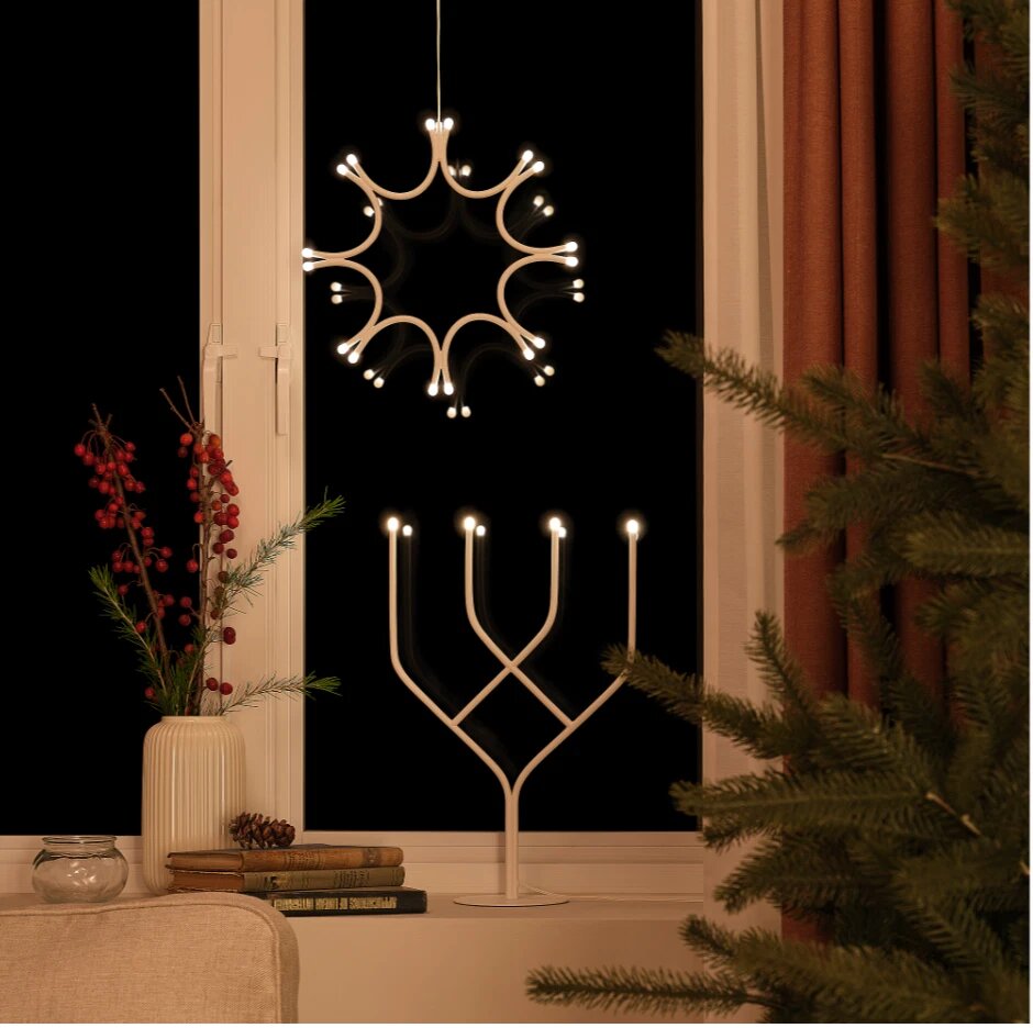 IKEA FRÖJDA LED Pendant Lamp – Snowflake White | Battery Operated
